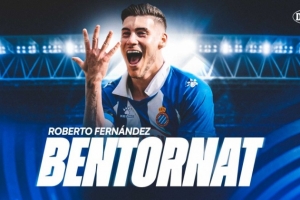 华体会下载-19场6球！官方：西班牙人签下22岁布拉加前锋罗伯托-费尔南德斯